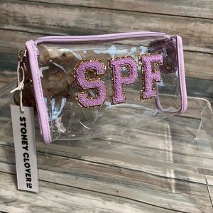 Stoney Clover Lane - LILAC travel pouch with SPF Scl Patches! Retail $101